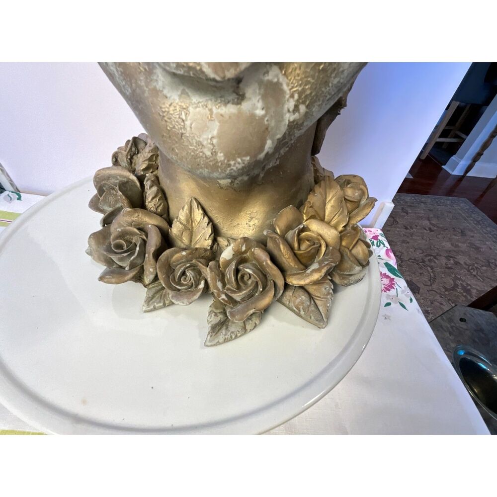 Greek Goddess resin planter woman's head planter stunning must see - Picture 5 of 9
